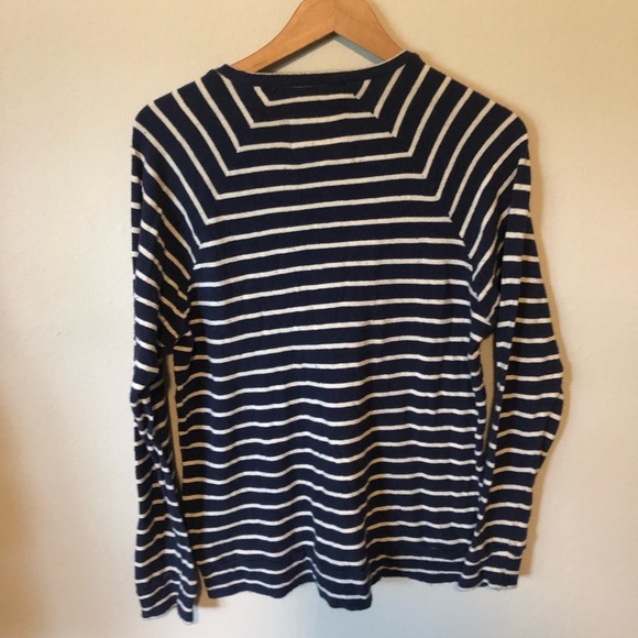 Striped Navy blue Obey sweater - Picture 2 of 3